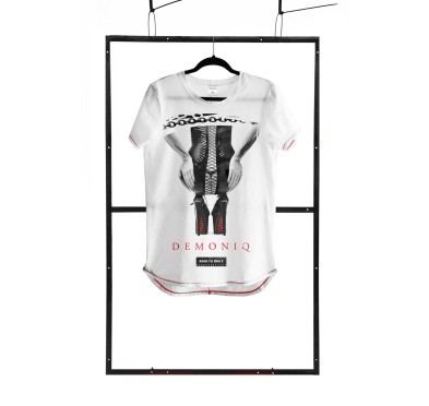 T-shirt men white M fashion